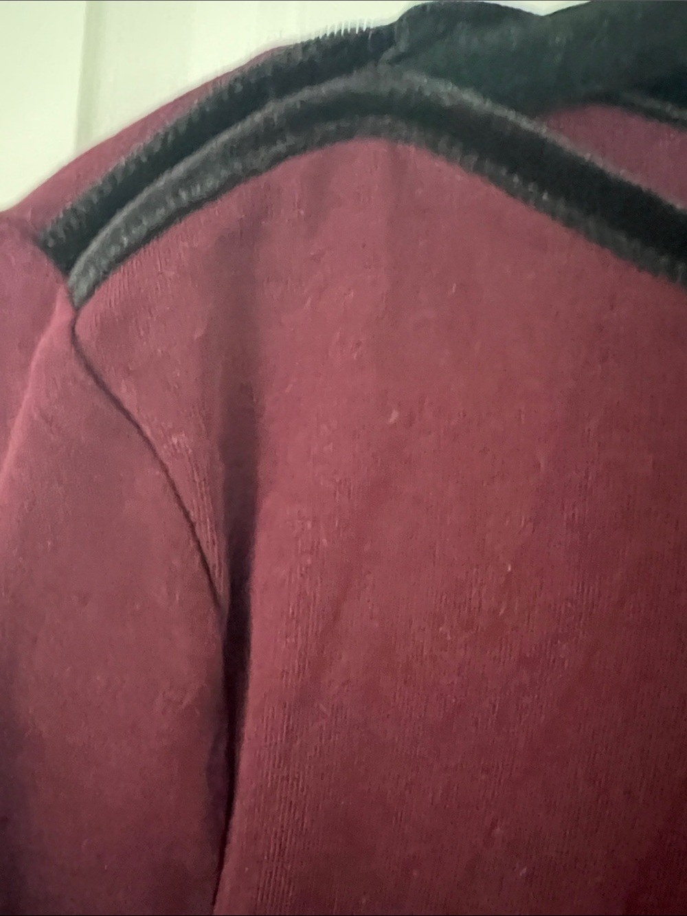 Lauren Ralph Lauren Wine Short Sleeve Boatneck Top - Picture 3 of 3
